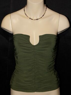 NWT Urban Outfitters Strapless Ruched Tube Top